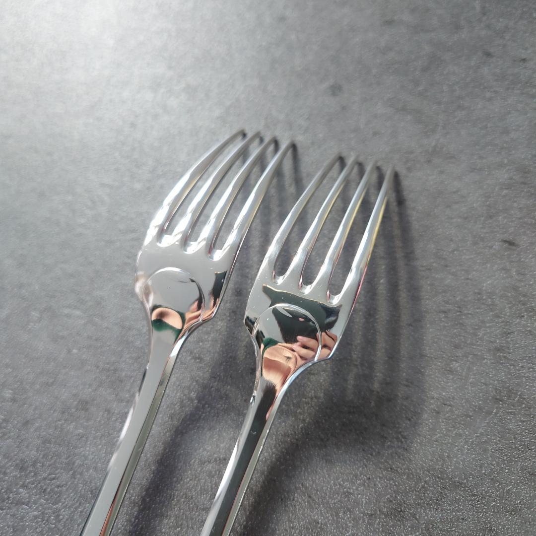 美品 クリストフル クリュニー デザートフォーク 2点