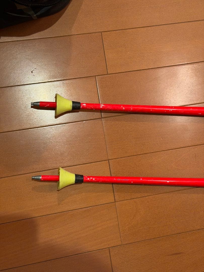 LEKI スキー用ストック 115cm 赤 WCR LITE GS 3D