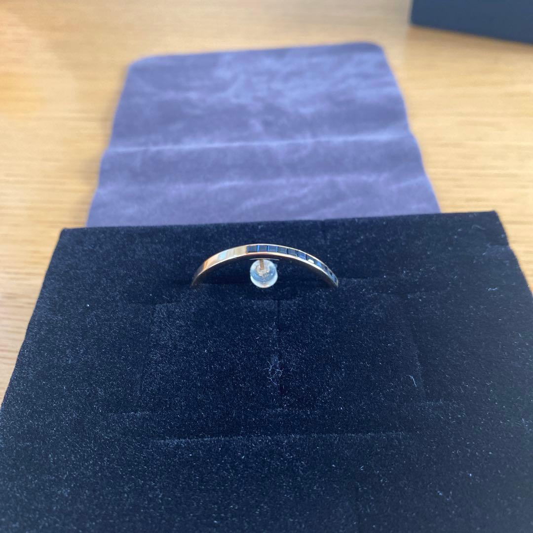 さらに！新春セール hirotakaブラックサファイアBowピアス 7日まで