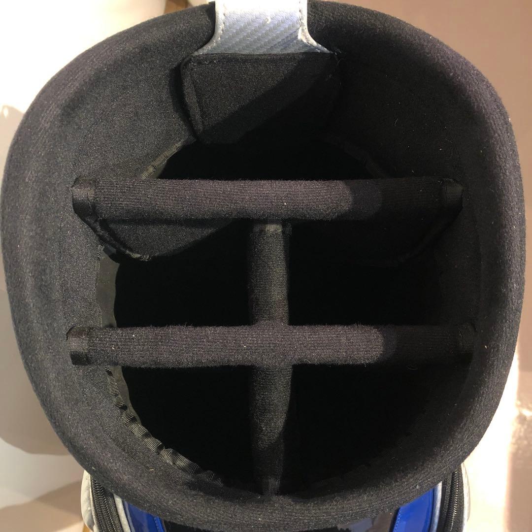 LEXUS　レクサス　キャディバッグ　5分割　ゴルフバッグ　シルバー　ロゴ