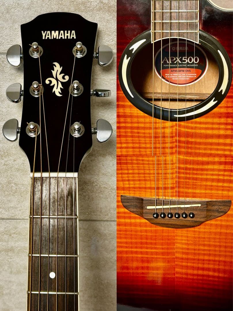 すぐ使える超美品 YAMAHA APX-500FMOVS クリーニング・整備済み