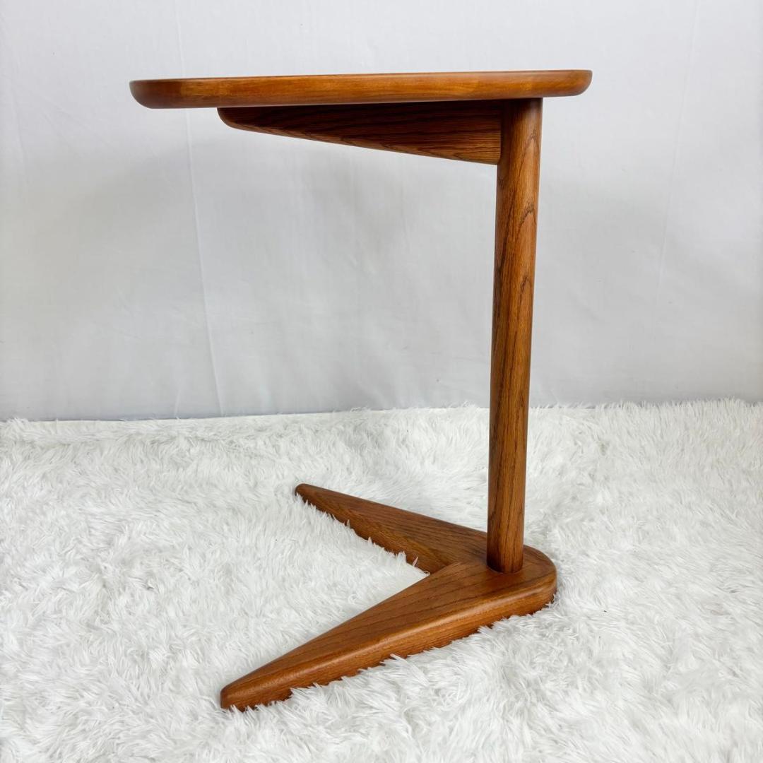 『極美品』POPOLU ポポル サイドテーブル 光製作所 北欧 天然木 オーク材