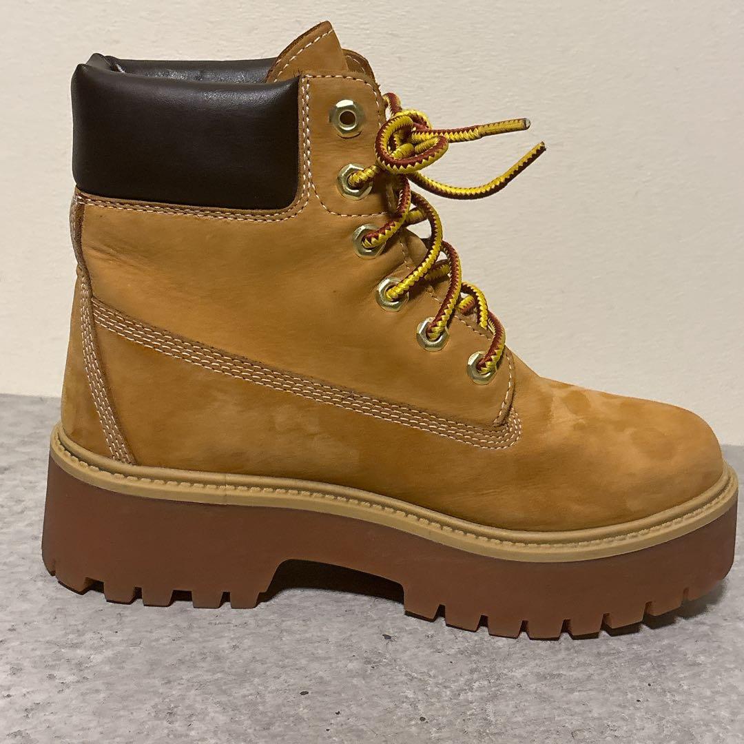 美品✨Timberland ブーツ 6インチ プレミアム プラットフォーム 厚底