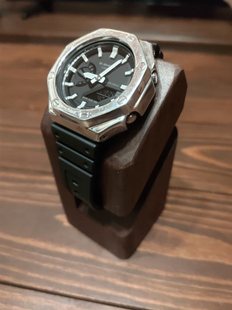 GA-2100-1AJF silver925 純銀 スターリングシルバー ベゼル