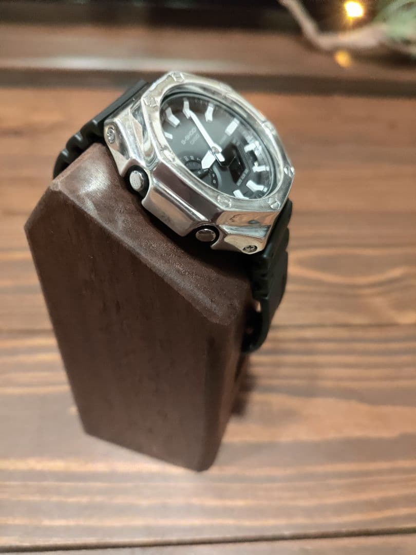 GA-2100-1AJF silver925 純銀 スターリングシルバー ベゼル