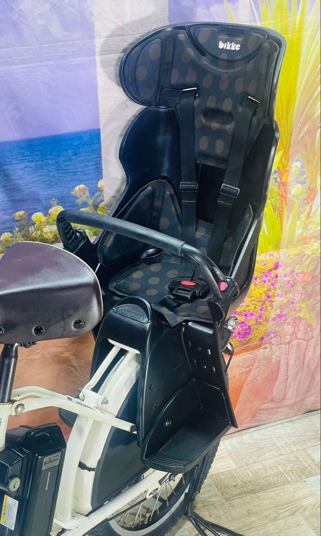 超特価BIKKE ビッケ12AH⭐️ブリヂストン子供乗せ電動アシスト自転Y3296