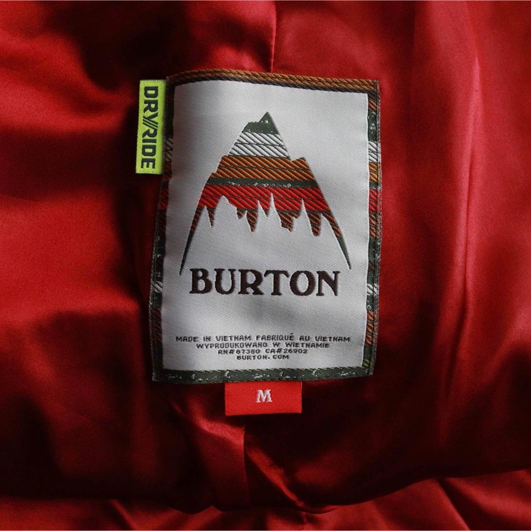 5463【美品】バートン　ビブパンツ ストライプ ヒッコリー ポーチ付き