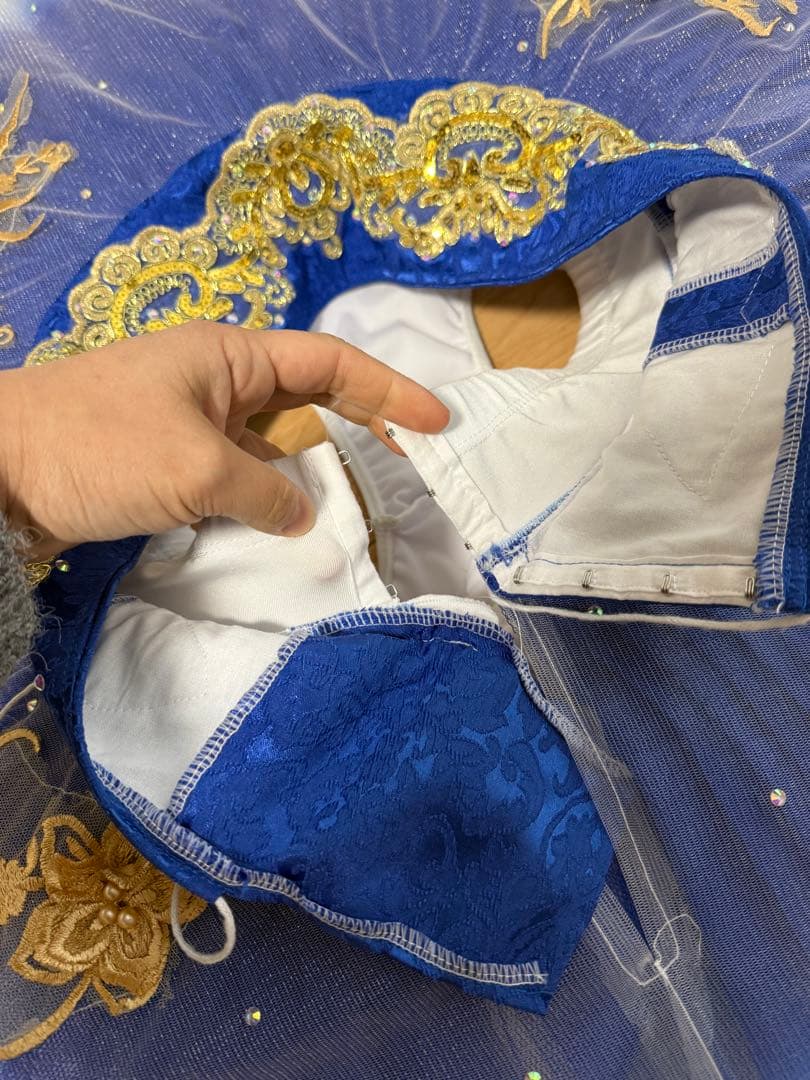 【再値下げ中】新品＊バレエ衣装 セパレートタイプ　海賊などに(青)