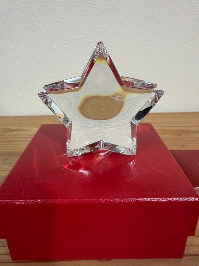 Baccarat クリスタル 星型 置物