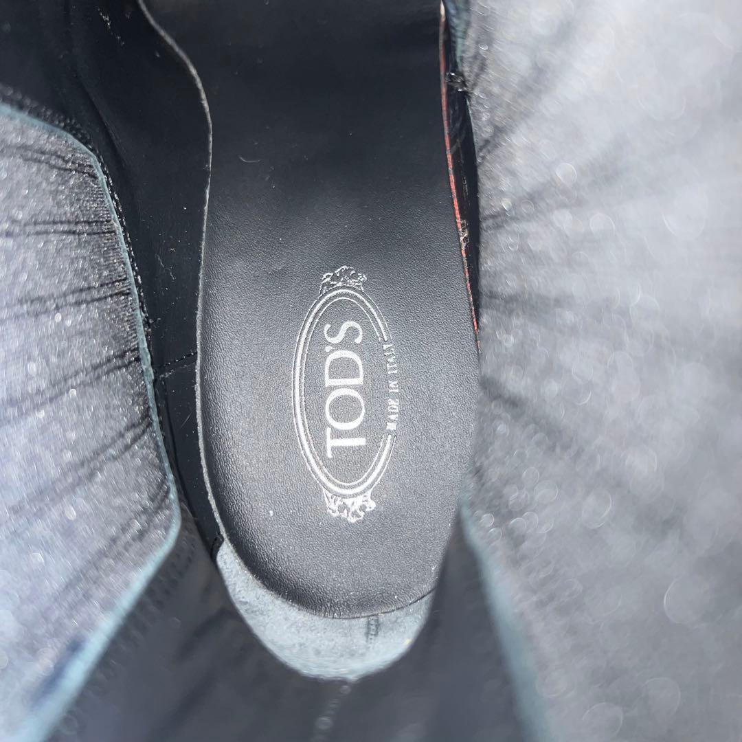 美品 トッズ　サイドゴア レザー ブーツ 24cm 24.5cm レディース