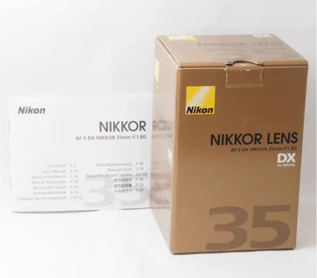 【美品】ニコンNIKKOR 35mm f/1.8G単焦点 ❤️背景ぼかし神レンズ