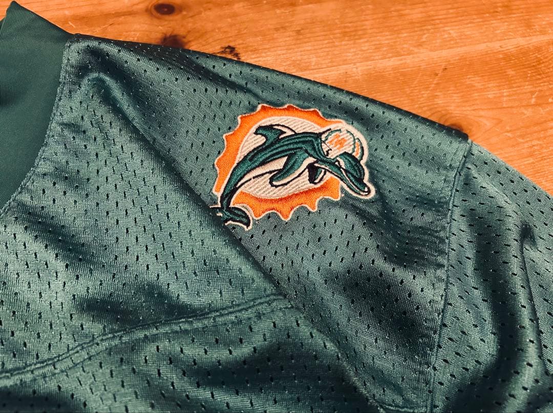 ゲームシャツ 古着 90s Mitchell & Ness マイアミ NFL