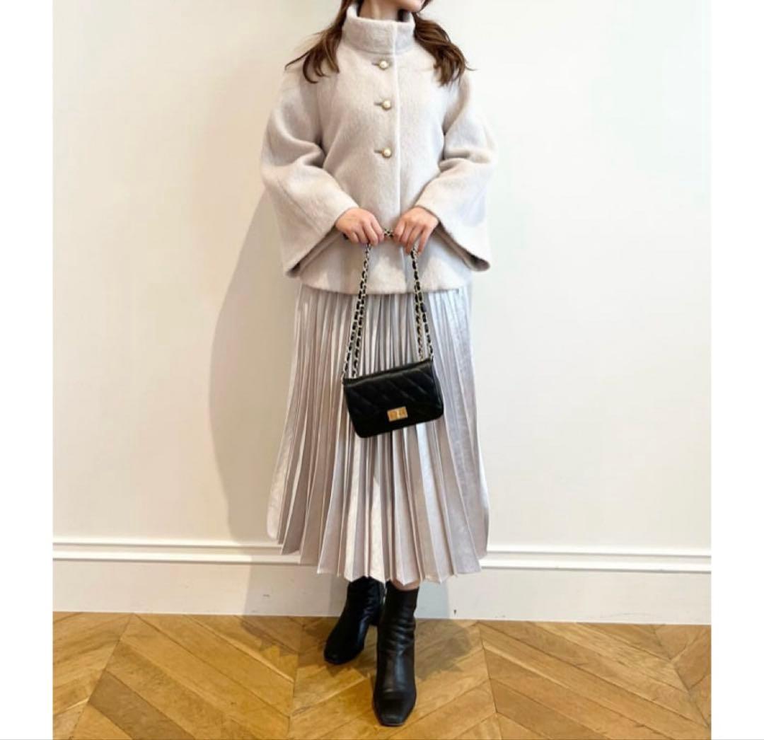 アルアバイル　ルルウィルビー アルパカシャギーショートコート