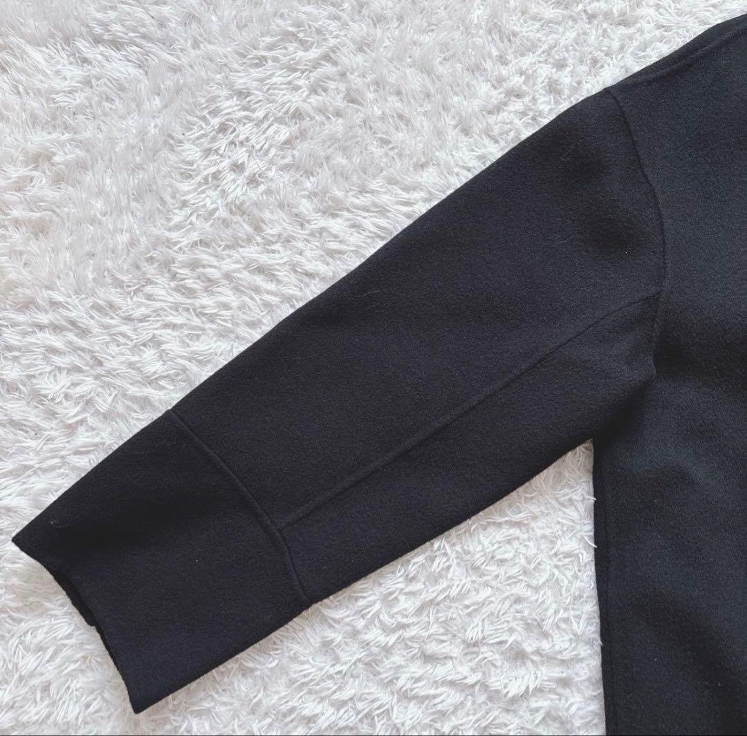 【週末SALE中】evernavy リバーPコート ダブルブレスト M 黒