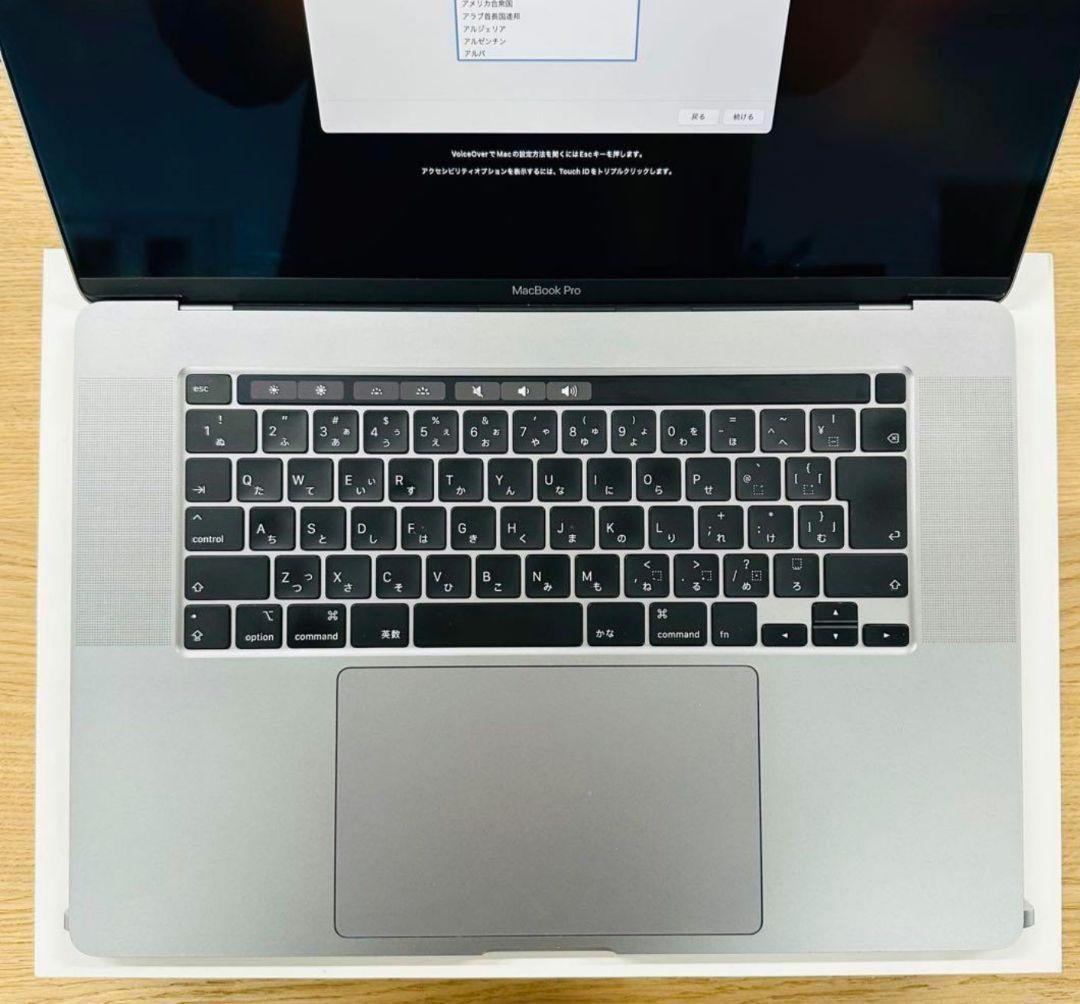 MacBook本体 MacBook Pro 2019 16\" i7 16GB 512GB 5300M