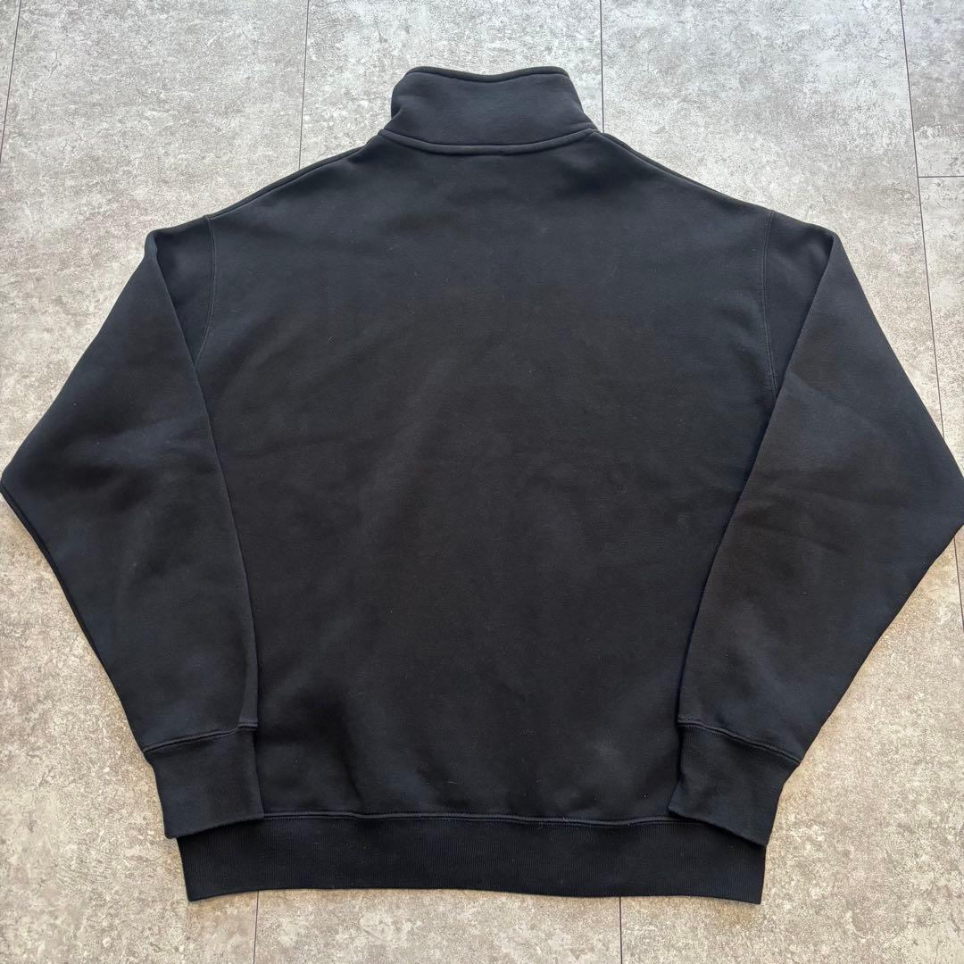 【美品】BAGARCH バガーチ　ブラック　ハーフジップ　トレーナー　裏起毛