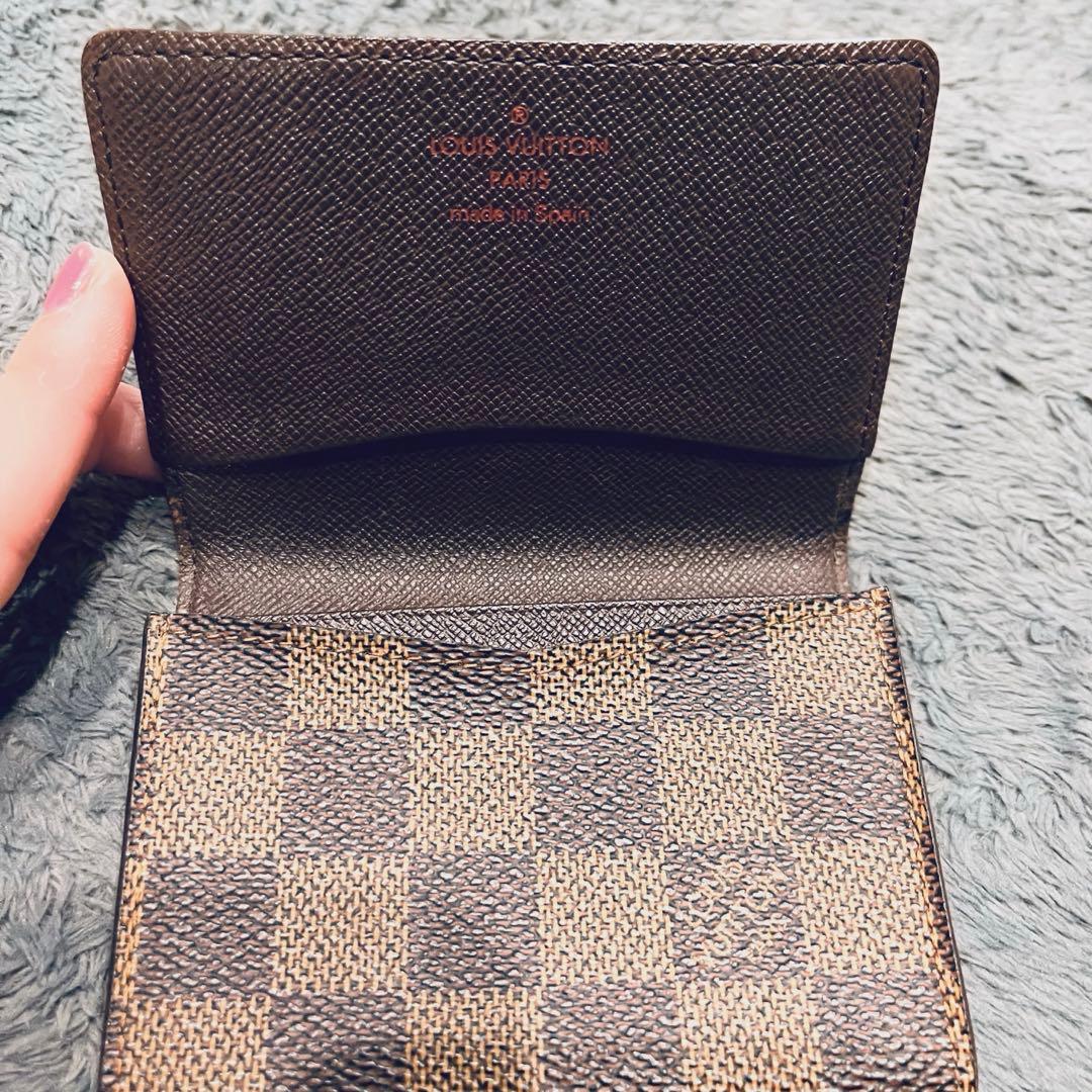 ルイヴィトン アンヴェロップカルトドゥヴィジット ダミエ 名刺入れ カードケース