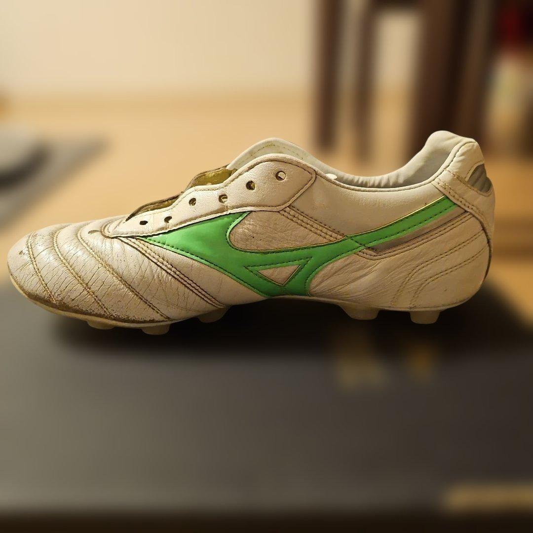 Mizuno モレリア2JAPAN サッカーシューズ ホワイト/グリーン