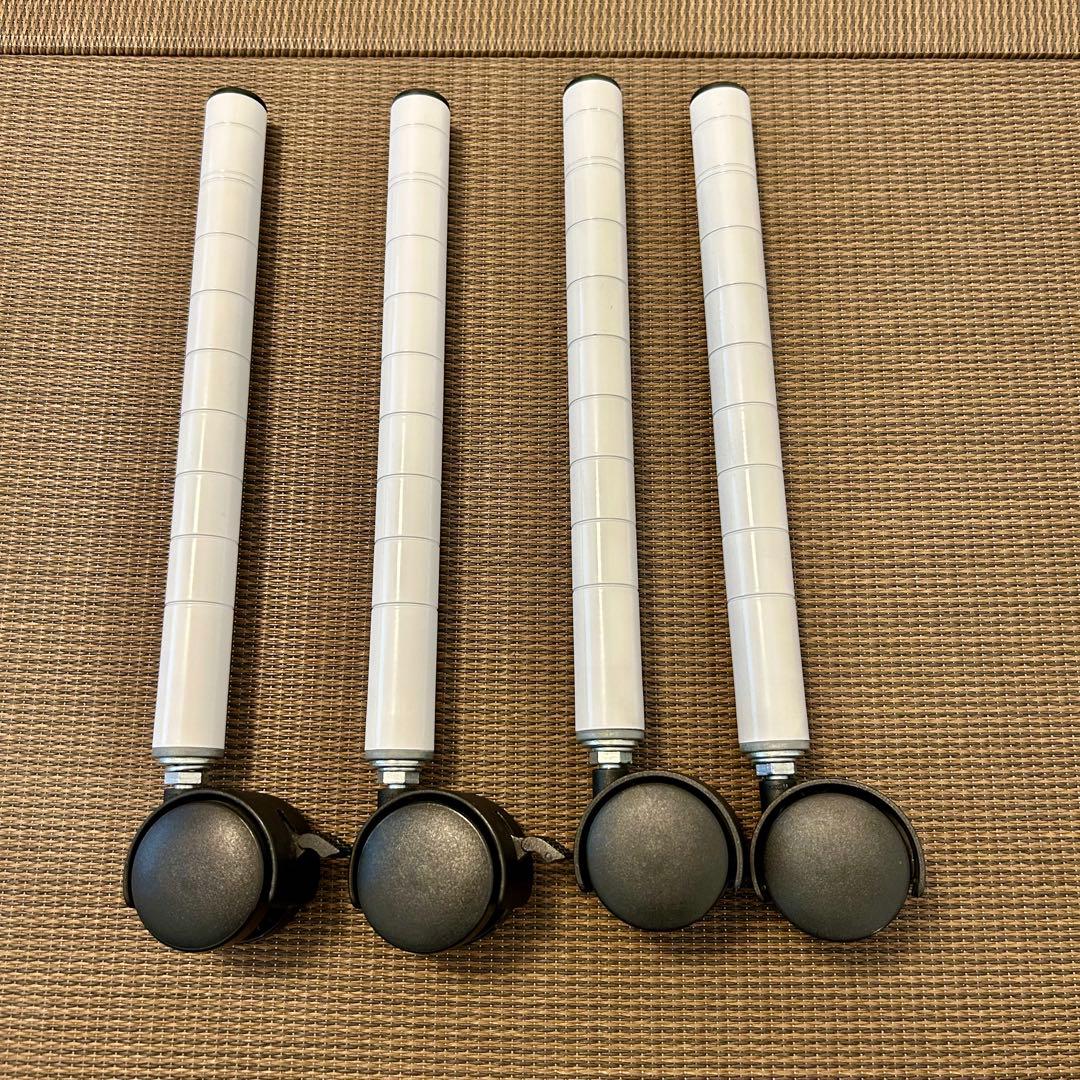 ホームエレクター 廃盤品ホワイト ワイヤーシェルフ & 三方クロスバー