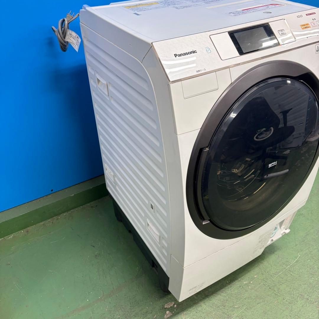 715 ドラム式洗濯機　容量10kg 乾燥6kg 極美品　6ヶ月保証付　左開き