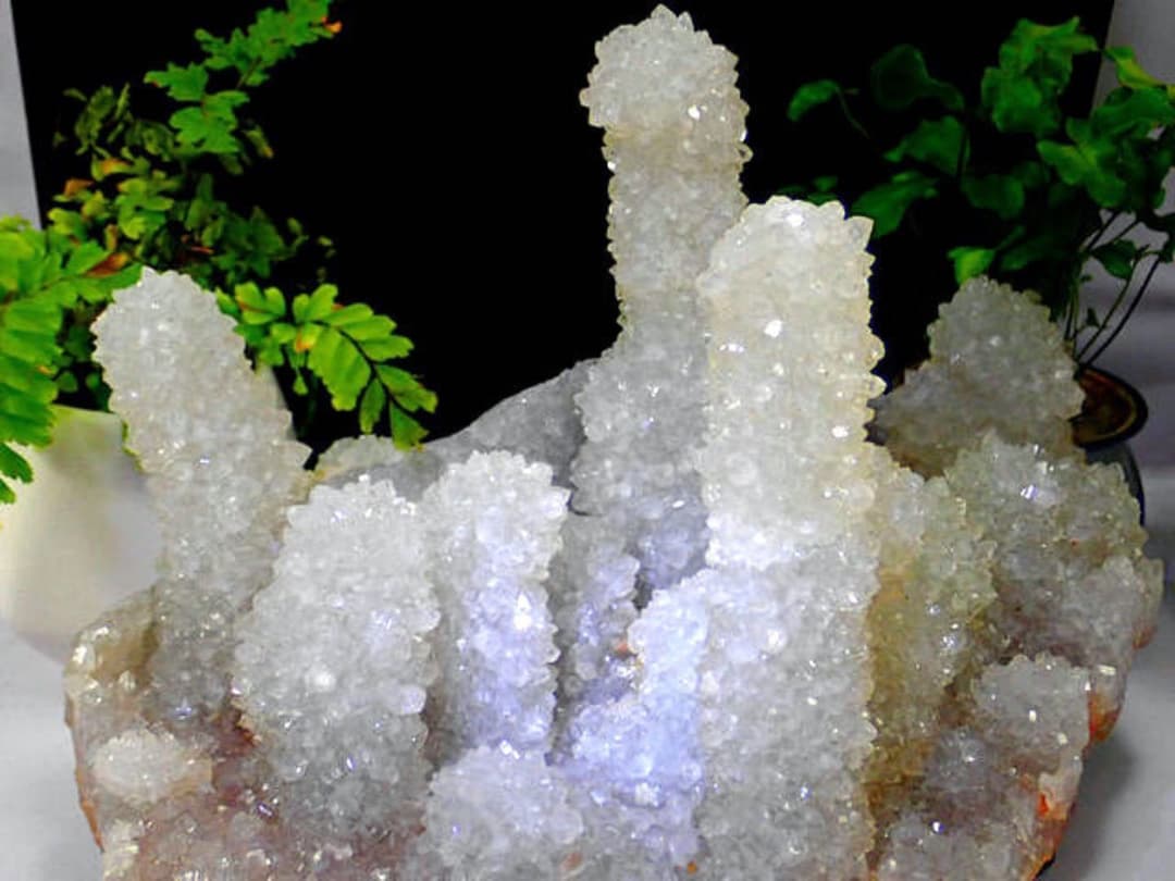 特大！インド産　アナンダライト　クラスター　アメリカツーソン購入品！カクタス水晶