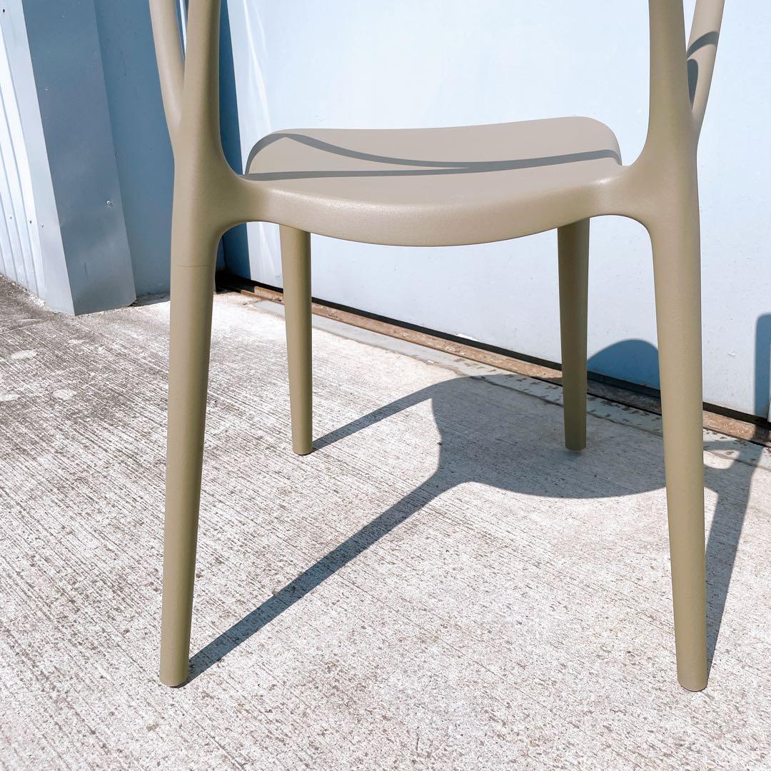 【未使用品】CHERRY エルパソ ダイニングチェア グリーン 2脚セット②