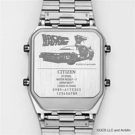 [300本限定] シチズン アナデジテンプ バックトゥザフューチャー