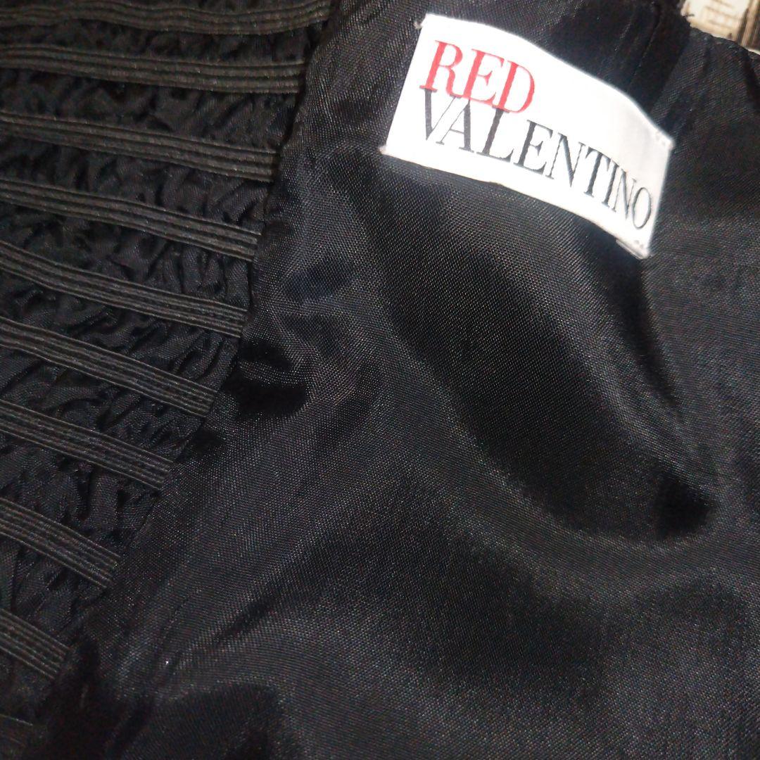 値下げ　REDVALENTINO　リボン模様 ノースリーブ ワンピース