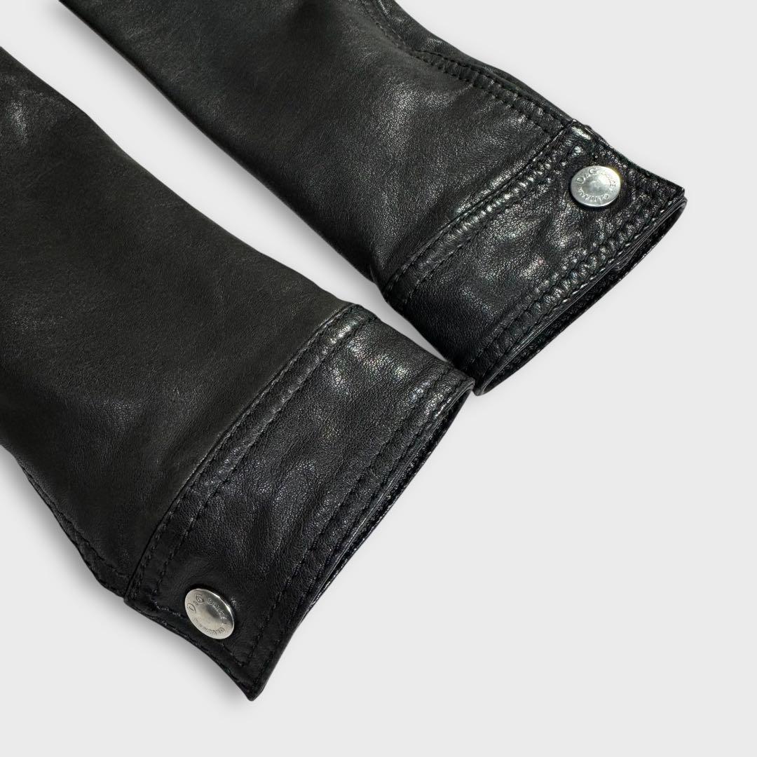 ちゃむち様 ドルチェ&ガッバーナ ライダースジャケット ブラック レオパード 豹