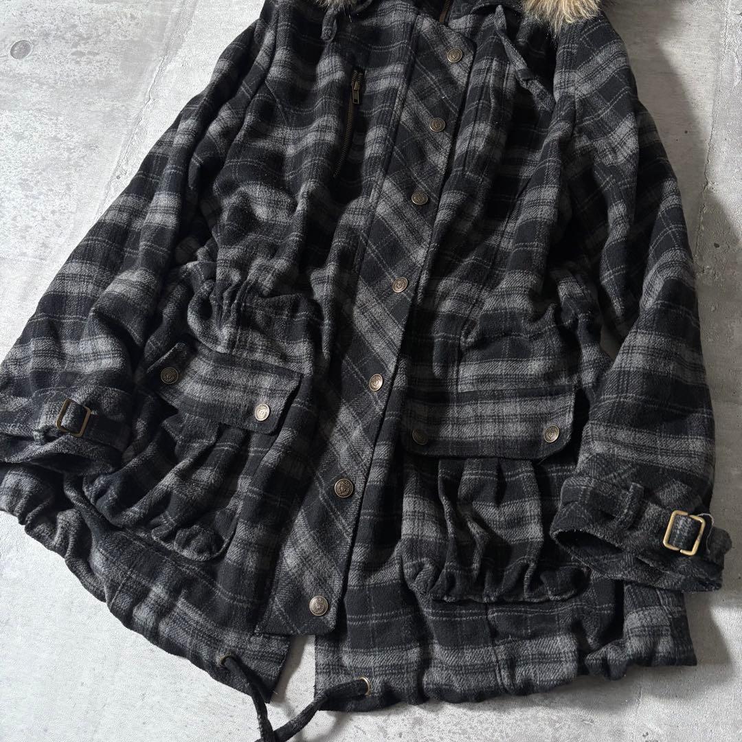 ジャケット・アウター 00s archive ombre check far jacket y2k