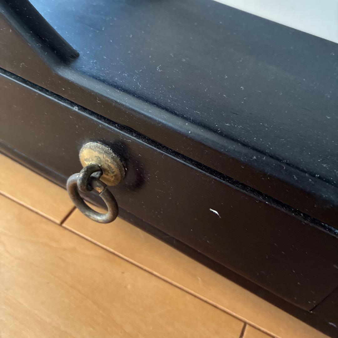 円型アンティーク茶棚