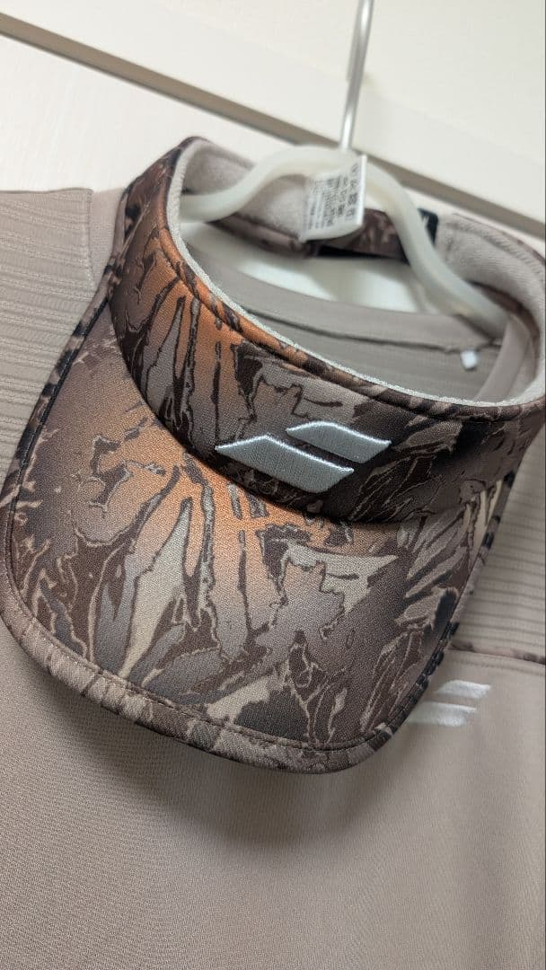 値下げ【1-2回着用/セット販売】バボラ テニス ワンピース ＆ サンバイザー