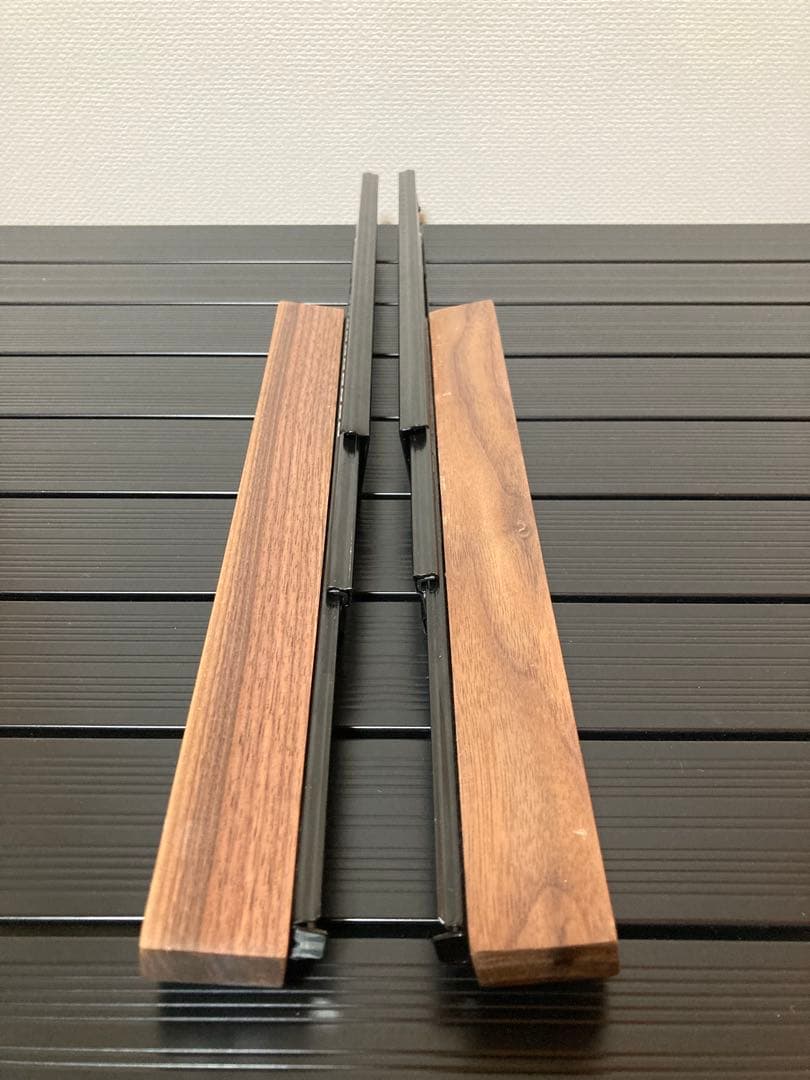 BundleWonk シェルコン 25 天板 レジン ウォルナット 幾何学 麻柄