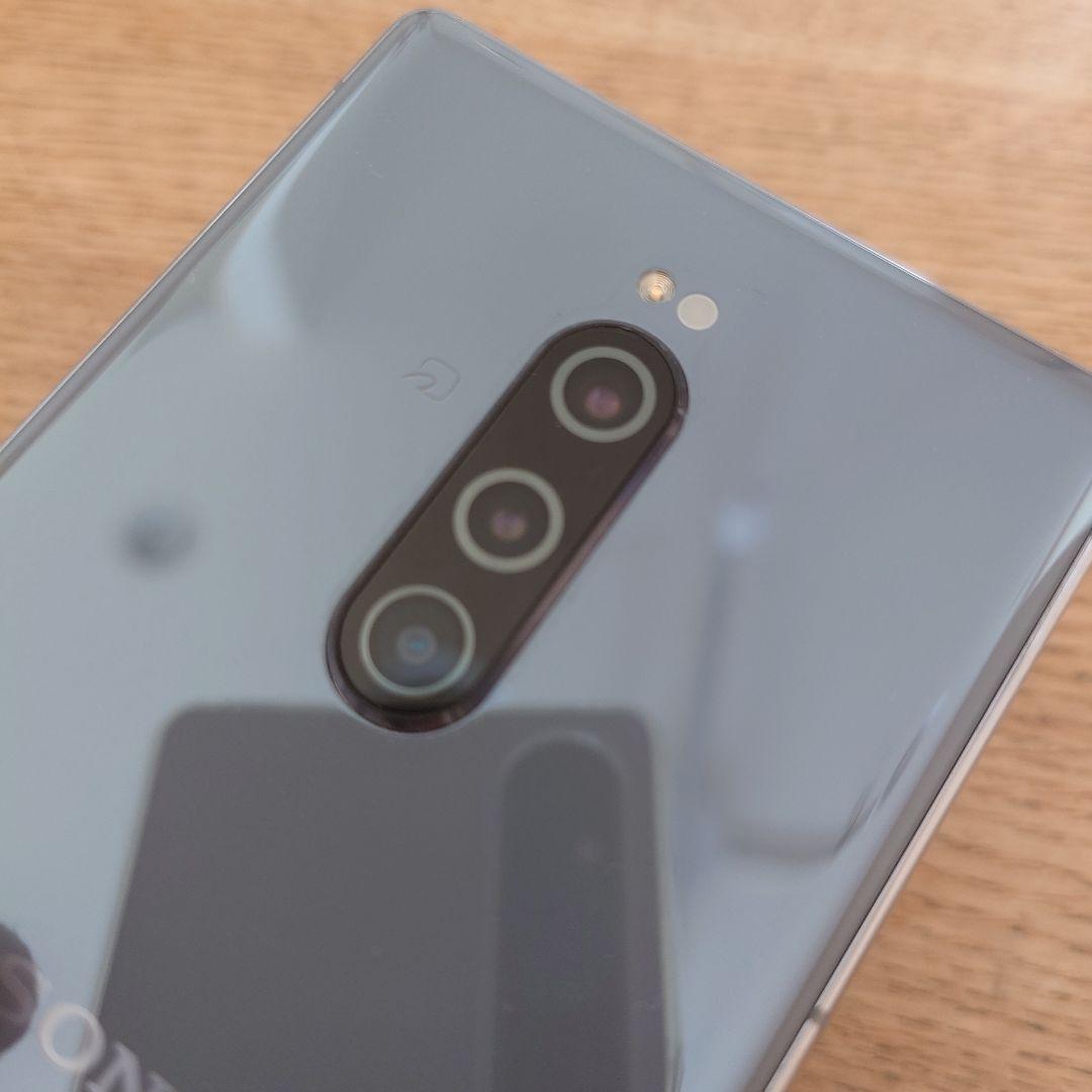 【完品良品 Xperia1I】初代1st au SOV40 グレー SIMフリー