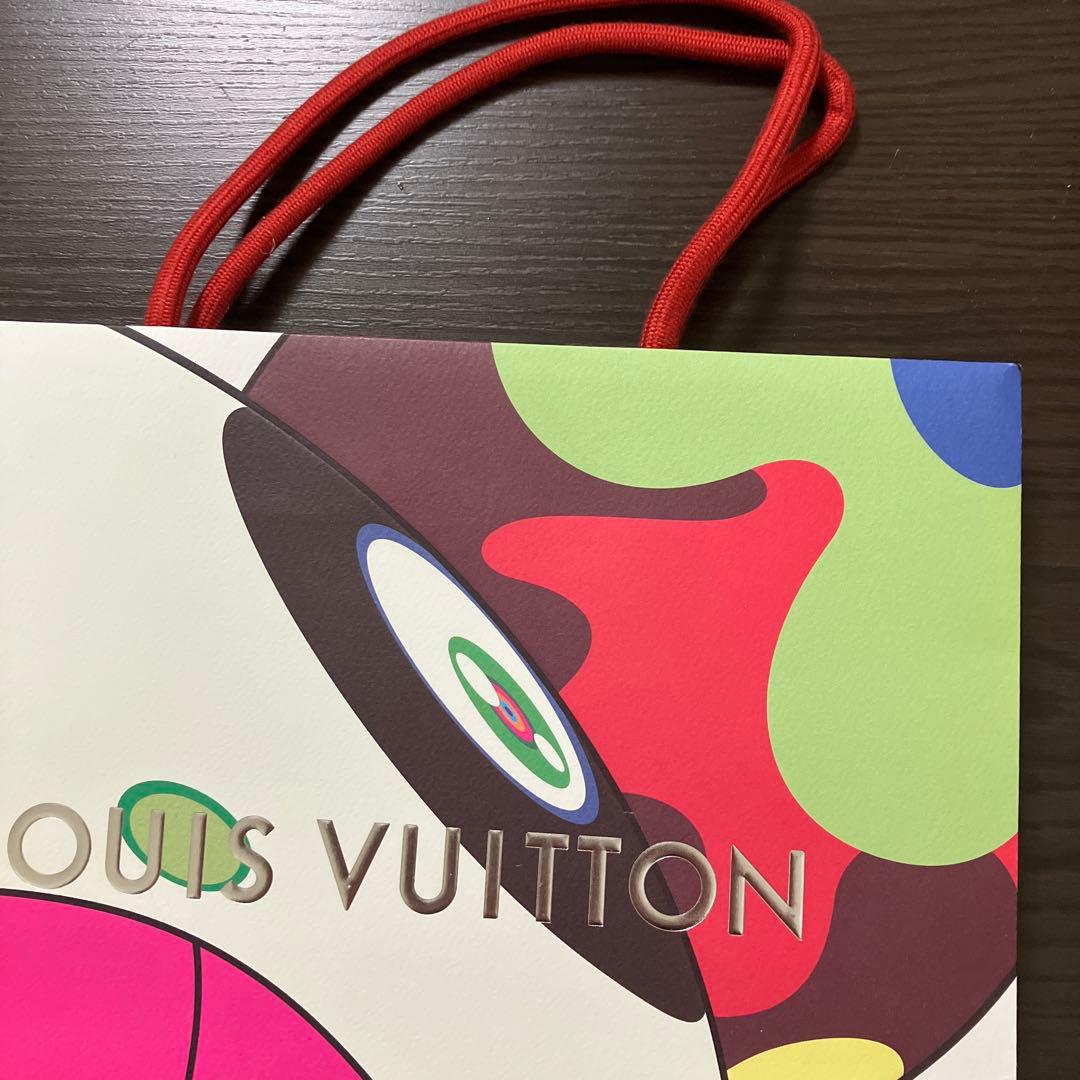 LOUIS VUITTON ルイヴィトン村上隆ステッカー2個セット紙袋ショッパー