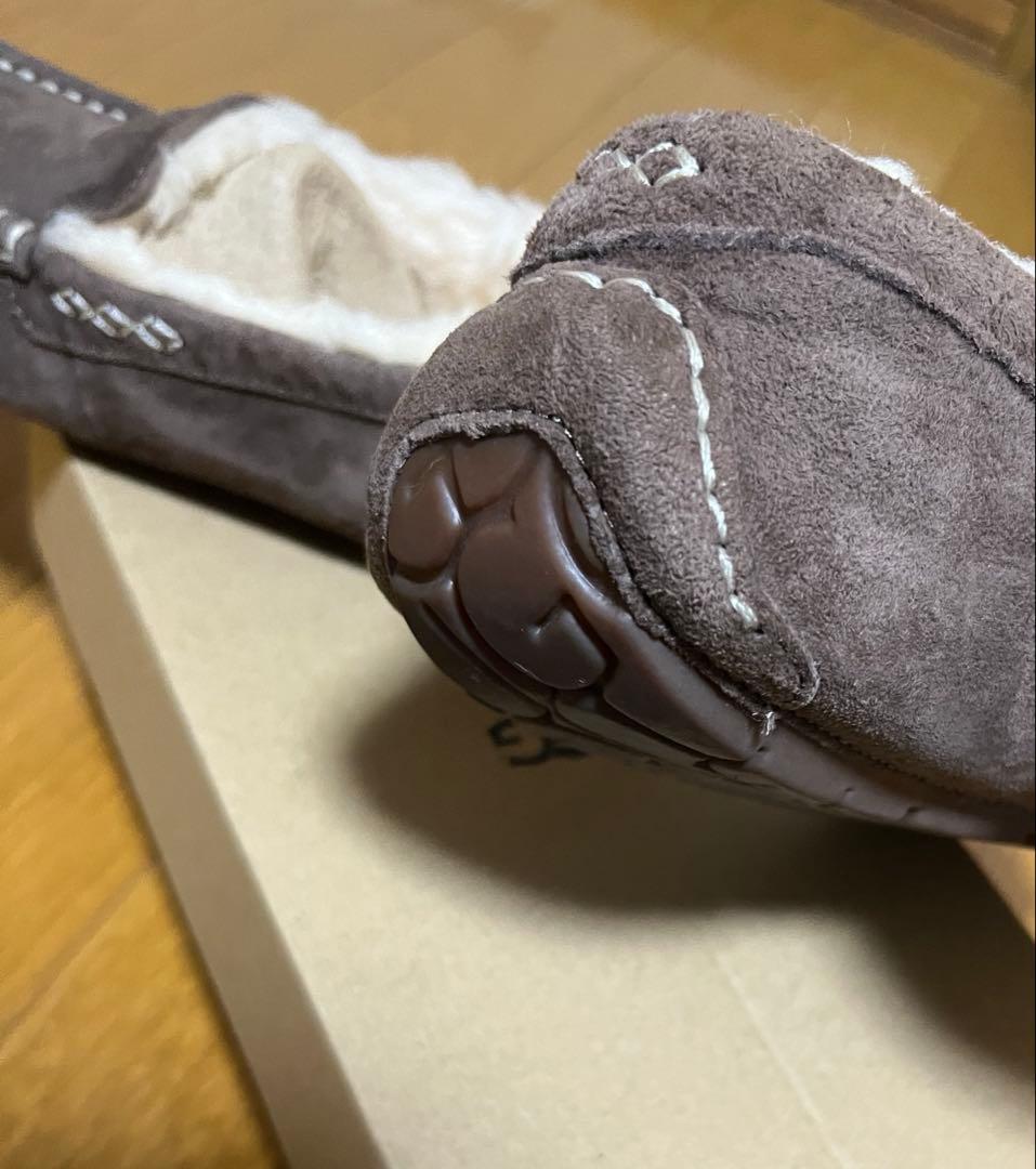 UGG アグ　アンスレー　モカシン24cm チョコレート