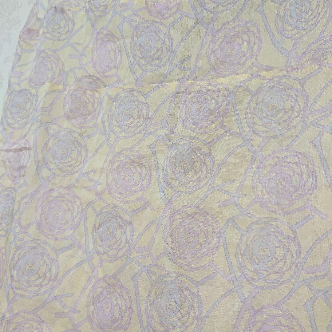 シャネル キャミソール ココマーク バックリボン シアー レース 花柄 刺繍