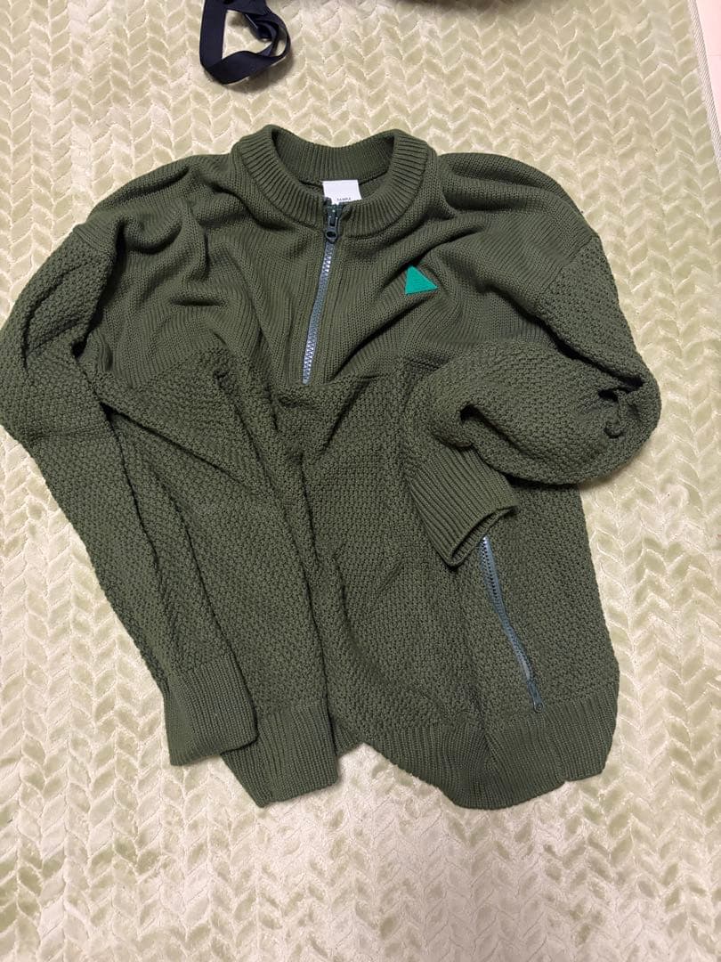 SSSSAMPLE knit GREEN ニートと居候とたかさき