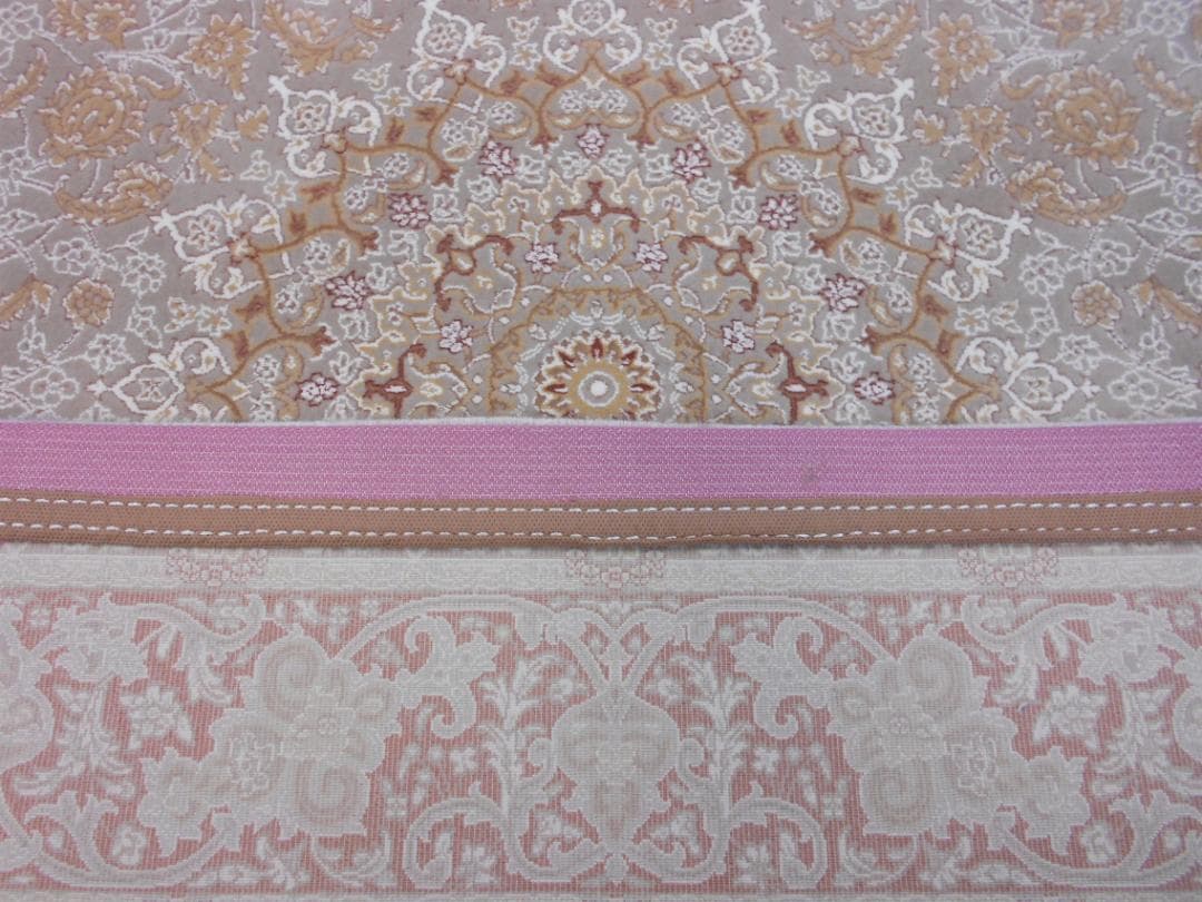 144万ノット！立体柄！本場イラン産 絨毯！ 約100×150cm-200631