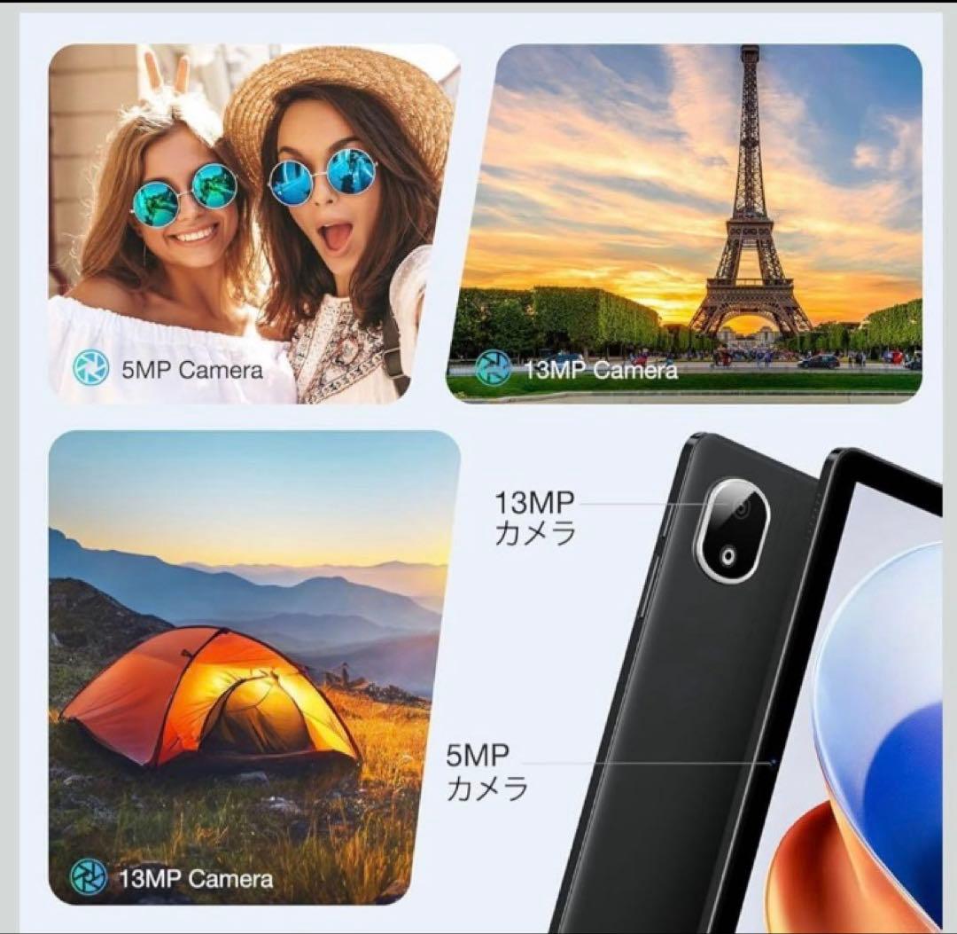 DOOGEE T30E タブレット 11インチ Android 14 ブラック