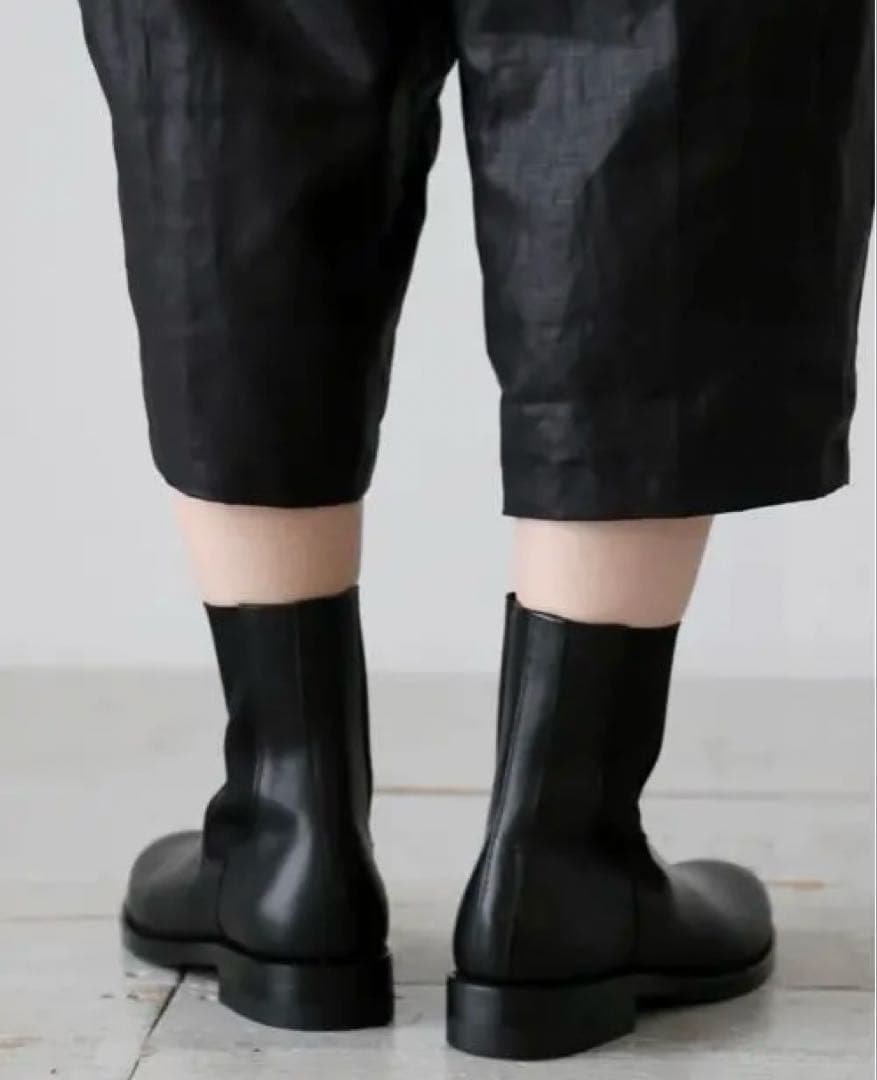 最終価格　新品　BEAUTIFUL SHOES ミニマルサイドゴア　25センチ