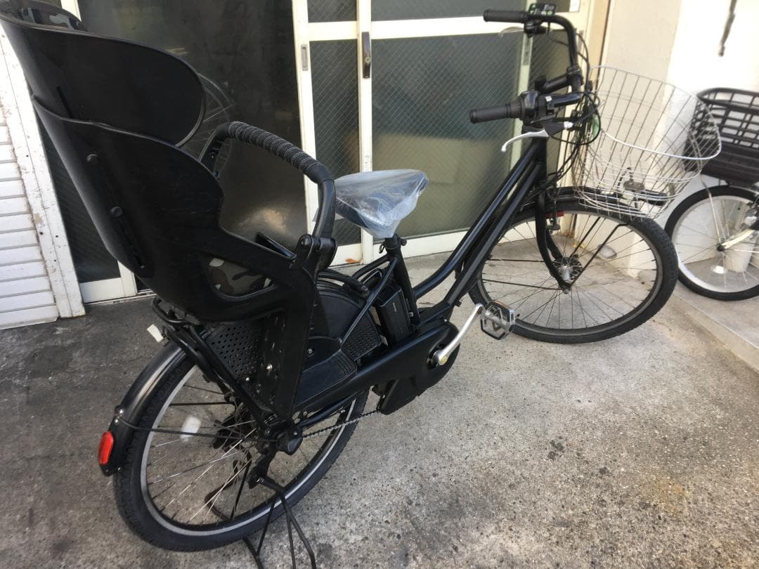 地域限定送料無料　ハイディ　12,3AH　子供乗せ　黒　神戸市　電動自転車