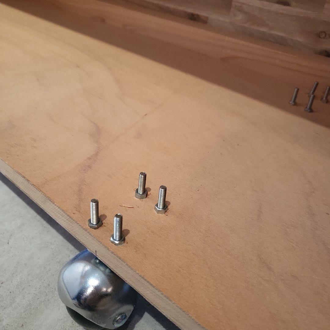 カウンターテーブル キャスター付き