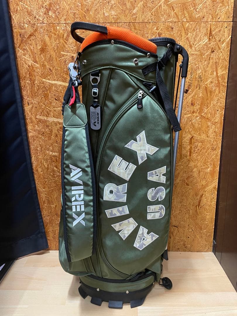 AVIREX オリーブグリーン キャディバッグ