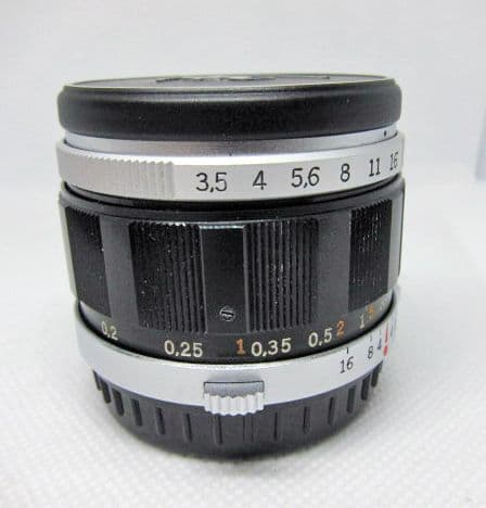 オリンパスペンF用 G.Zuiko 20mm / f3.5 超広角レンズ
