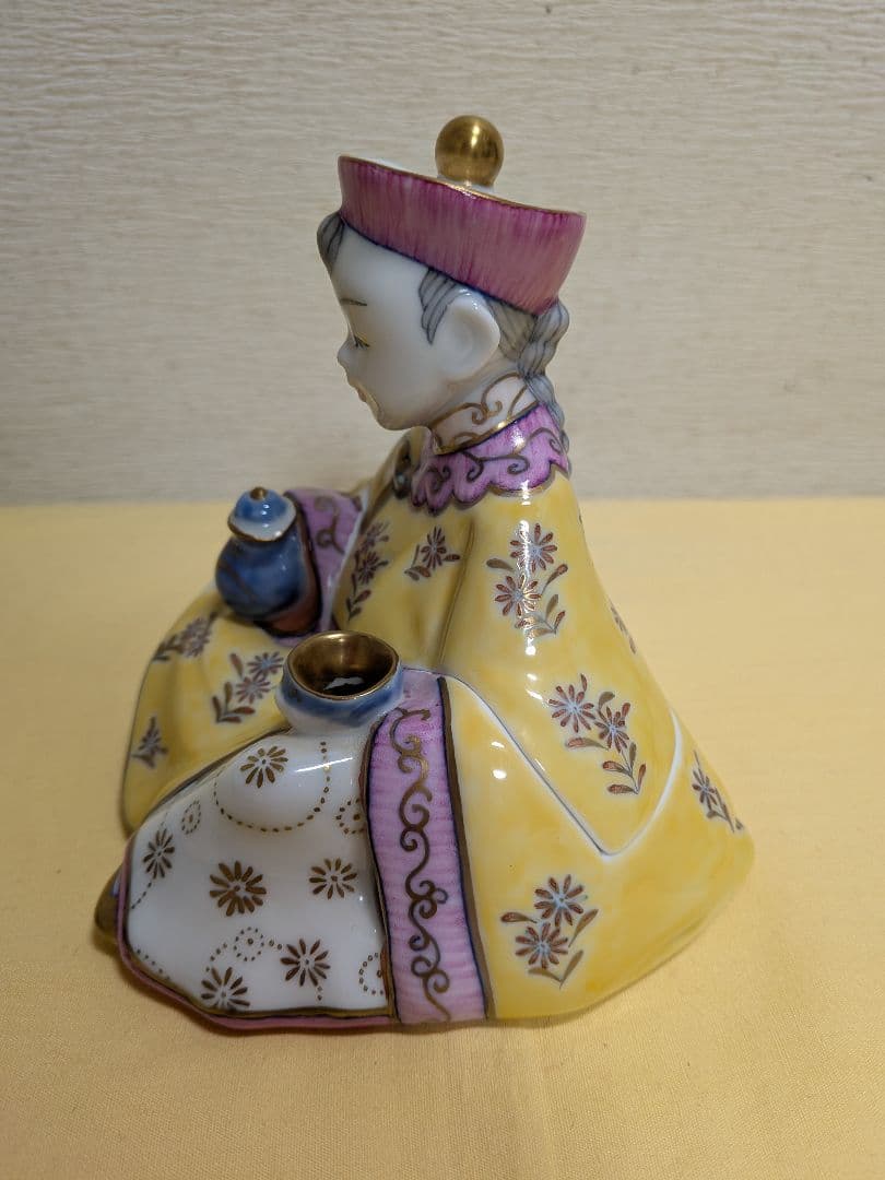 田川啓二　畑萬陶苑　鍋島焼　香炉　La poupee chinoise