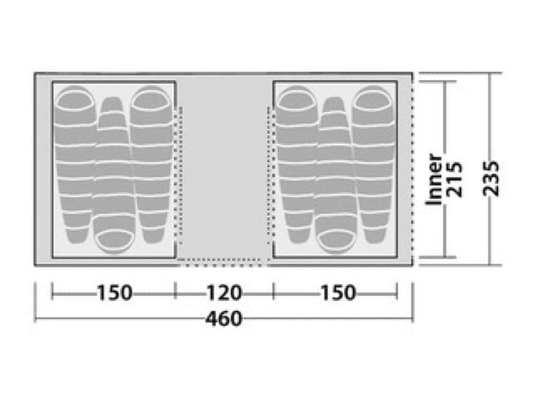 良品 ROBENS DOUBLE DWELL 600 テント