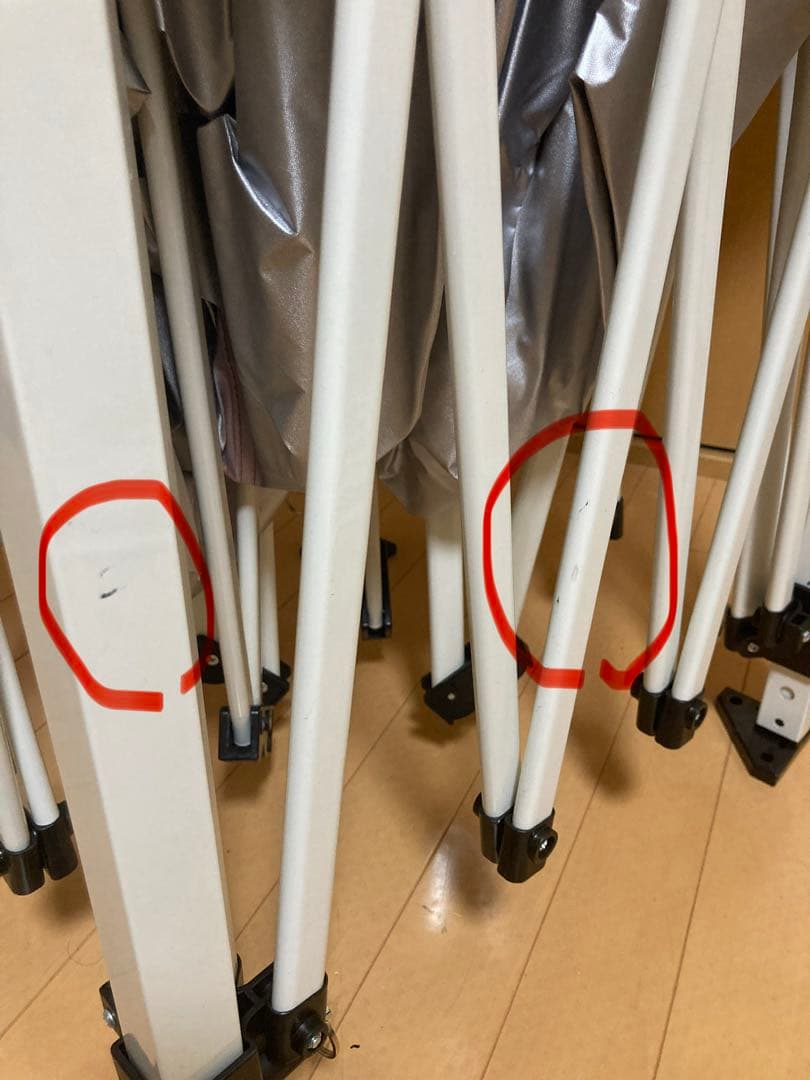 FIELDOOR フィールドア　タープテント 3mx3m ボルドー