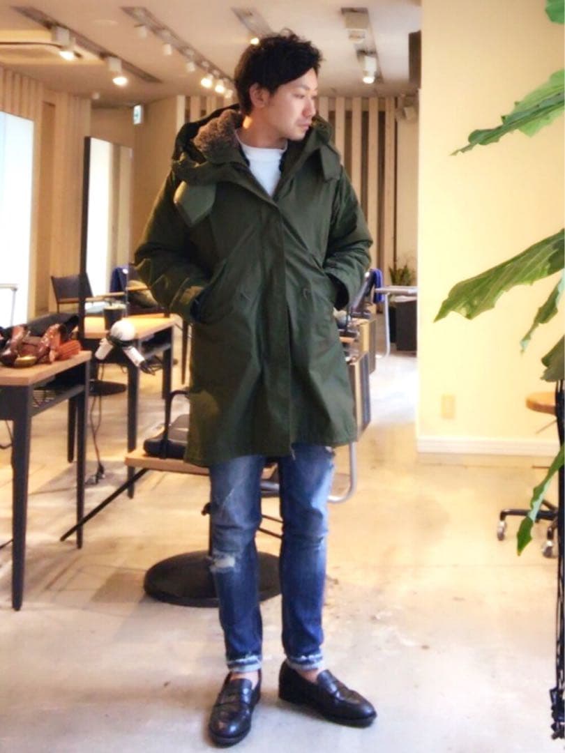 fred121 　BEAUTY&YOUTH モッズコート　ライナー付き