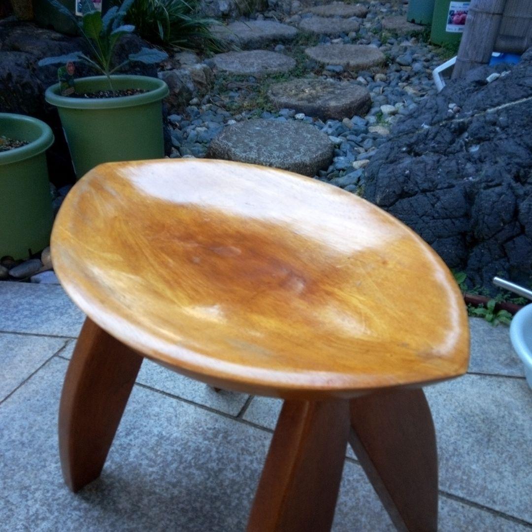 椅子　スツール　アフリカ製　アンティーク　民芸品　工芸品　民族　民族雑貨